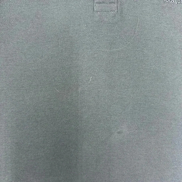 Patagonia Organic Cotton Spellout  Tonal Polo Shirt Small - Picture 5 of 5
